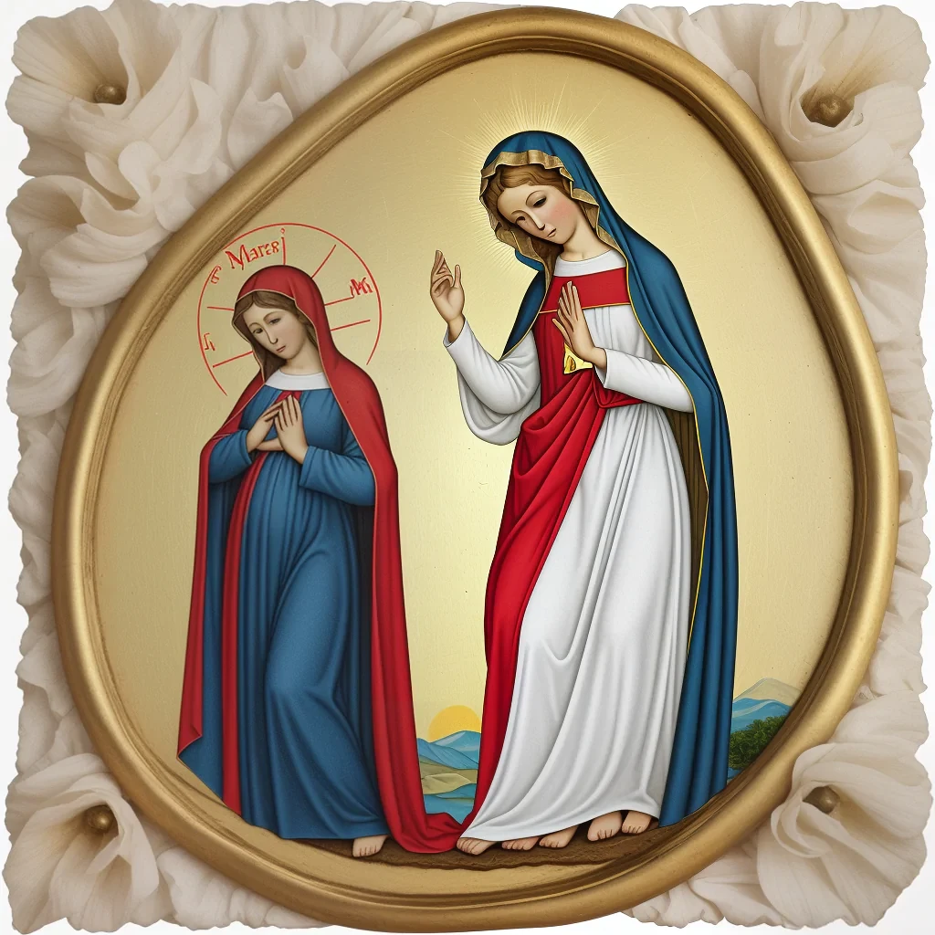 virgin mary clip art