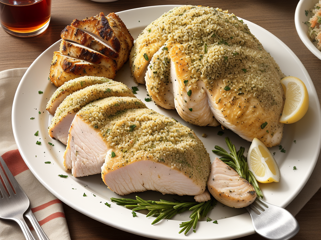 texas roadhouse herb crusted chicken