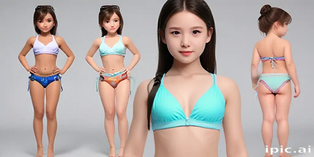 ai young girl bikini