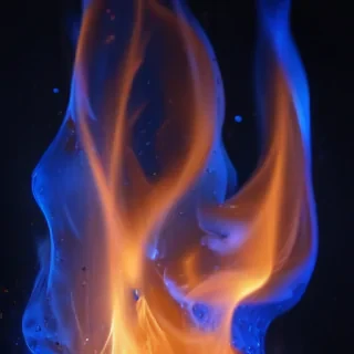 blue flame background
