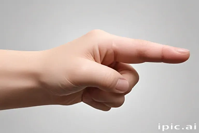 pointing finger png