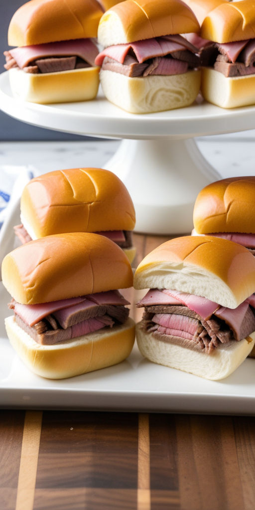 roast beef sliders hawaiian rolls