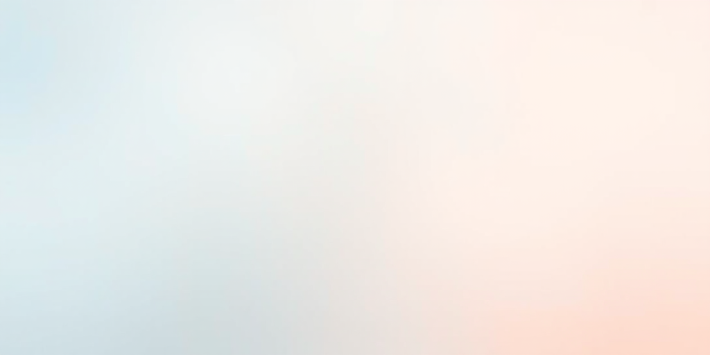 Generate an image of a soft gradient background transitioning from light blue to pale peach, captured with a Canon EOS R5, 50mm lens, aperture f/1.8, ISO 100, using a shallow depth of field for a smooth bokeh effect.