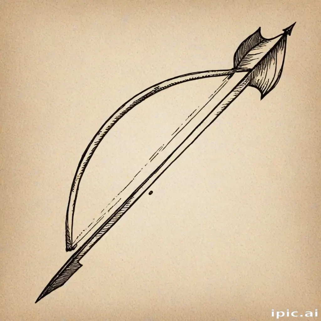 drawn arrow