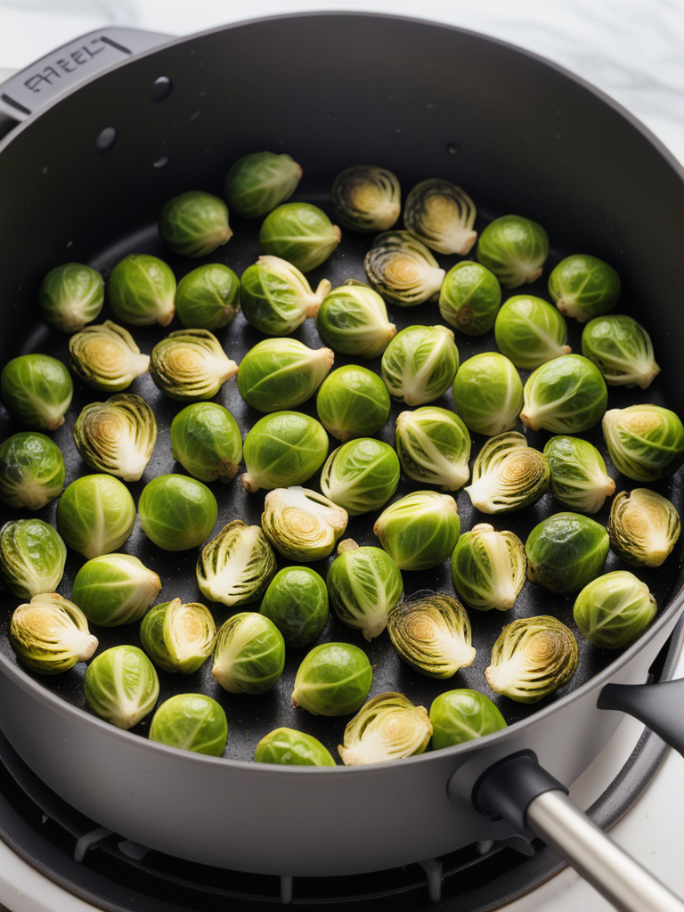 how to air fry frozen brussel sprouts