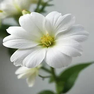 background white flower