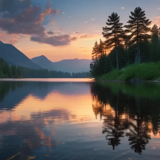 background lake