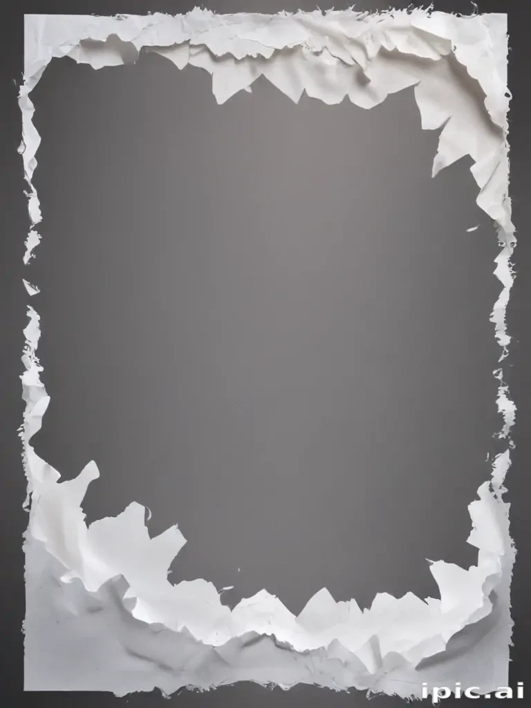 transparent background ripped paper