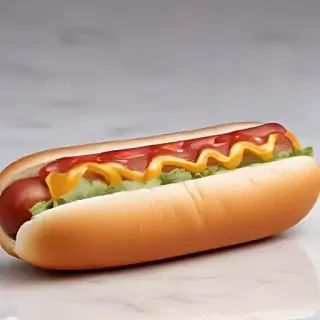 transparent hot dog
