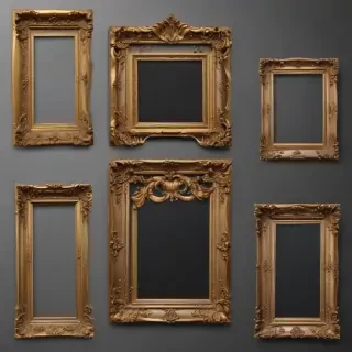 picture frame transparent
