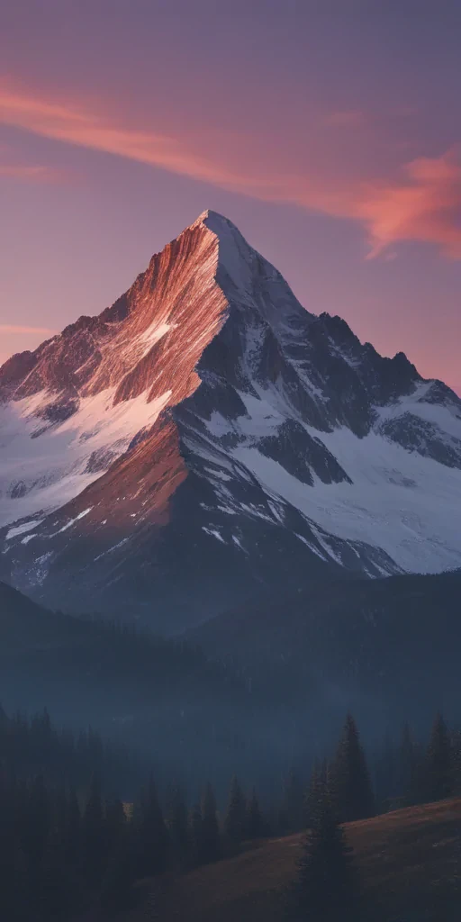 aesthetic mountain wallpaper