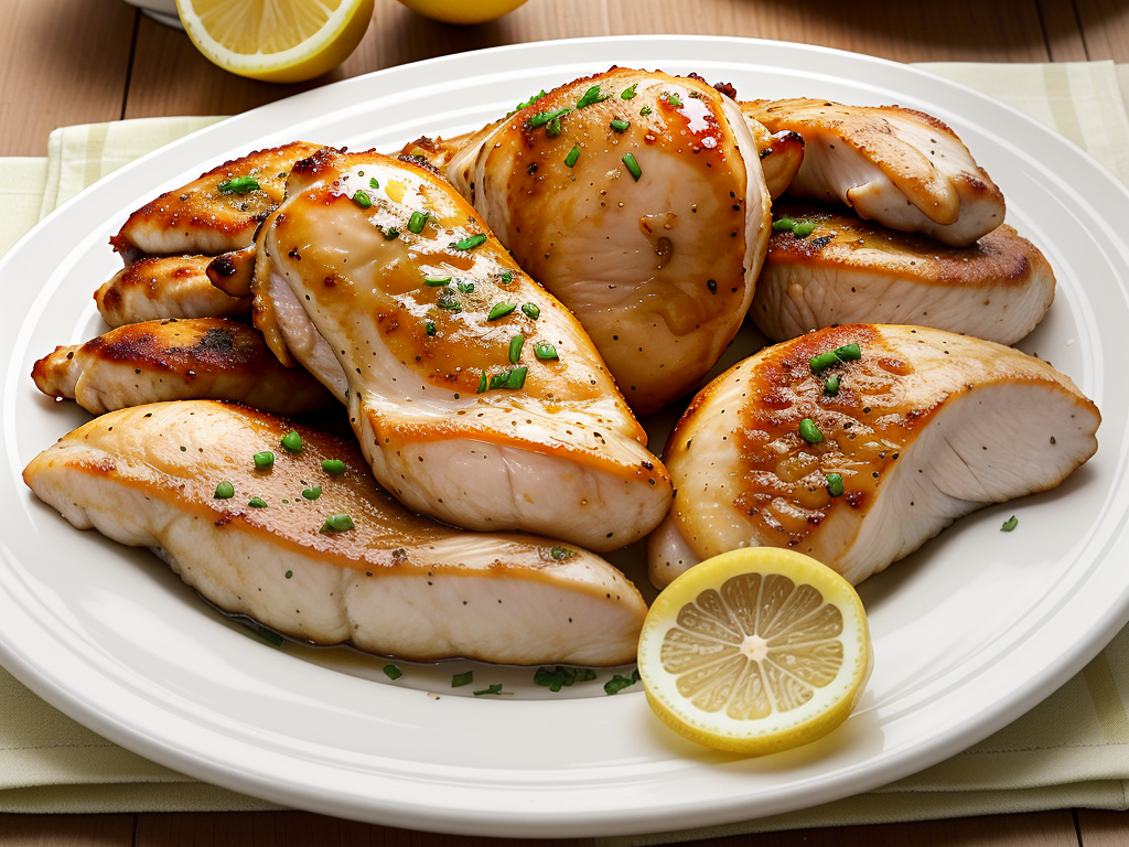 what goes with lemon pepper chicken
