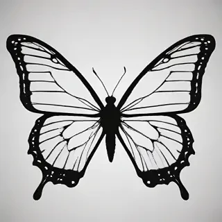 butterfly outline