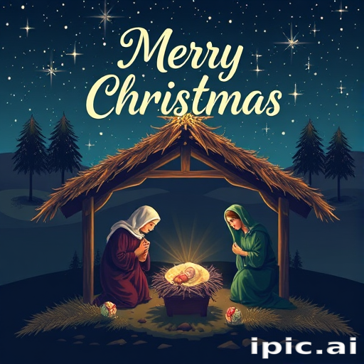 merry christmas nativity images free