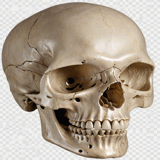 transparent skull png