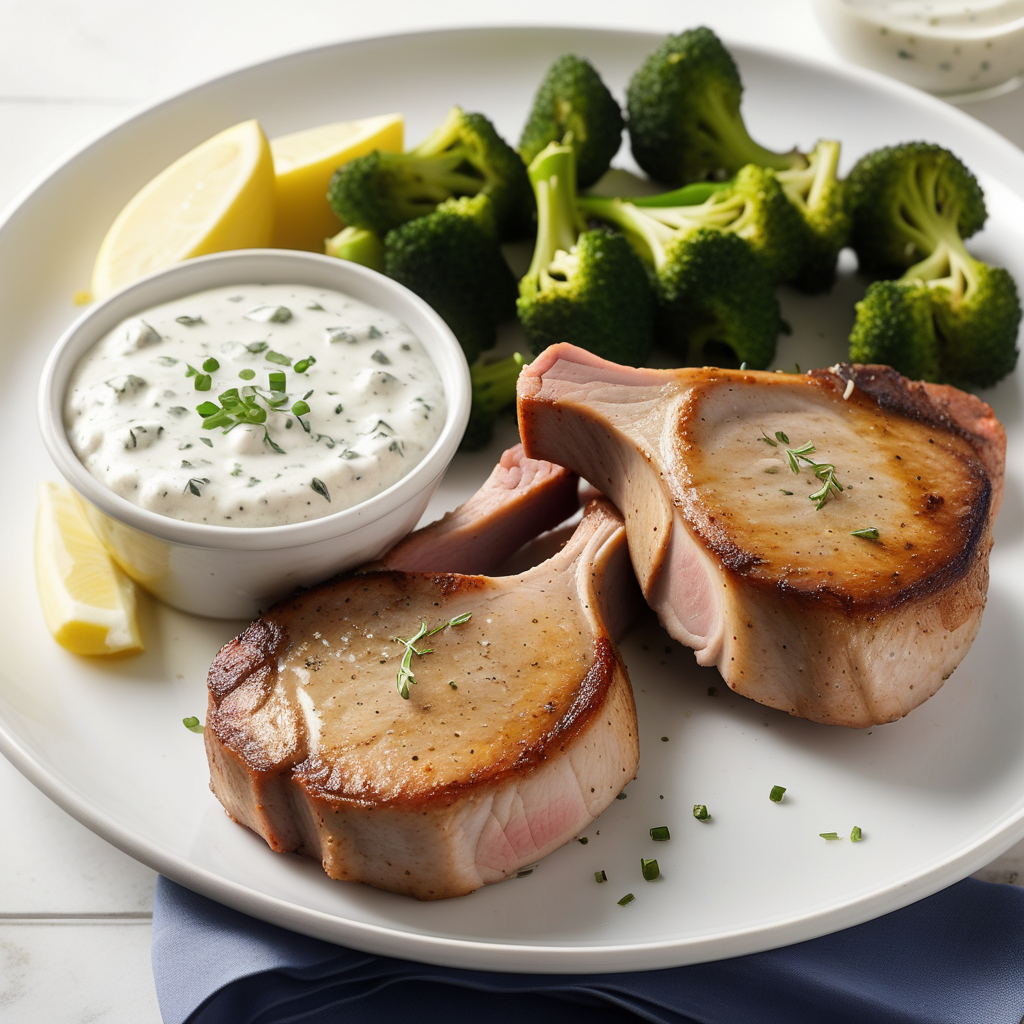 pork chops in the oven with ranch dressing