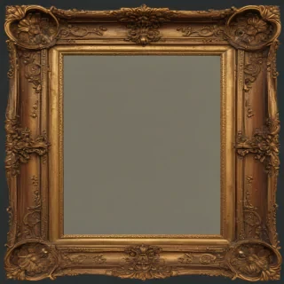 antique frame png