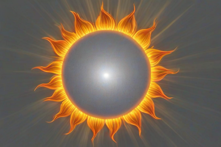 transparent sun