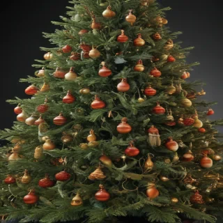 christmas tree no background