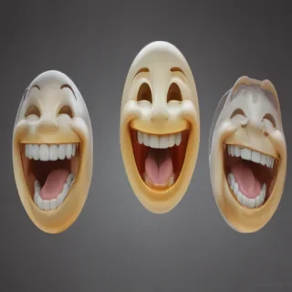 transparent laughing emoji