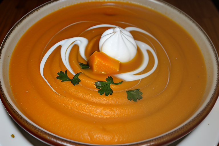 what goes with butternut squash soup