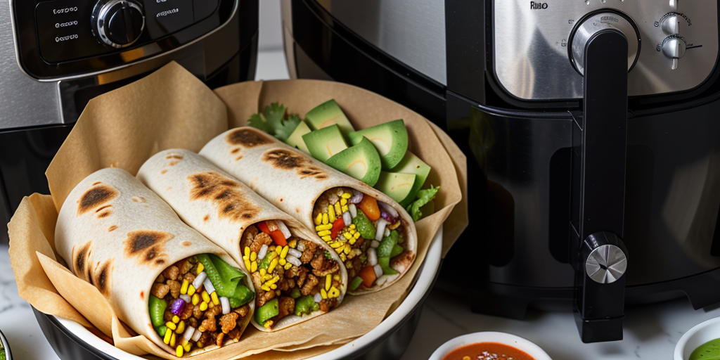 reheating burritos in air fryer