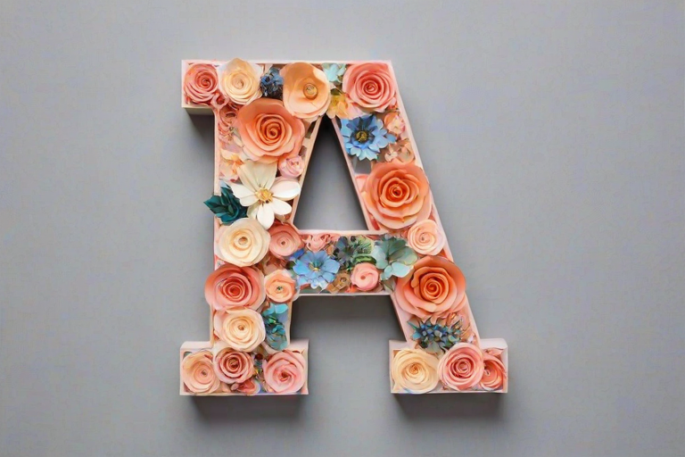 floral letters