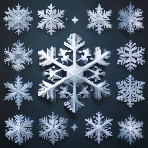 snowflake clipart free