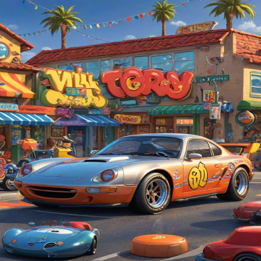 cartoon car wallpaper