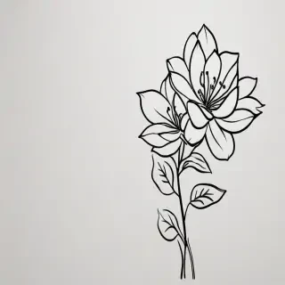 flower outline png