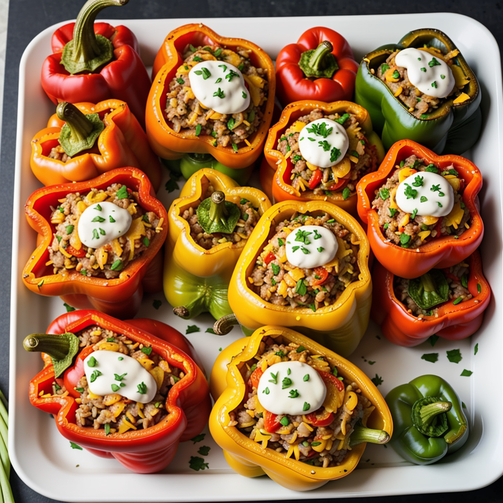 stuffed peppers recipe no rice
