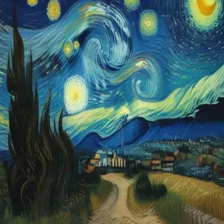 iphone van gogh wallpaper