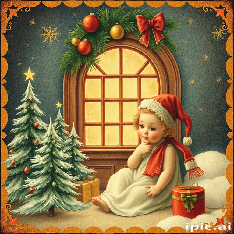 antique christmas images