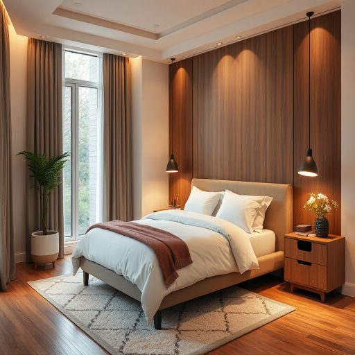 background of a bedroom