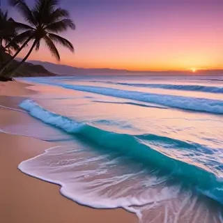ios beach wallpaper