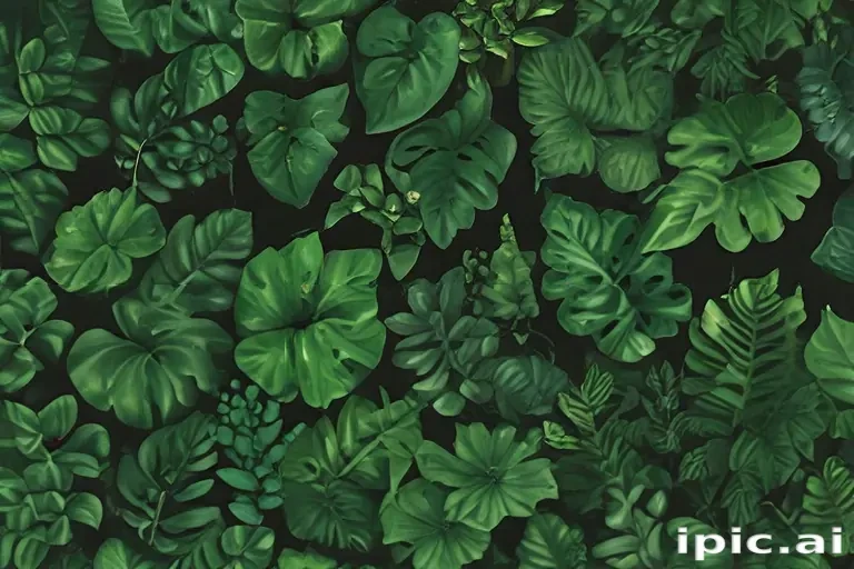 greenery background aesthetic