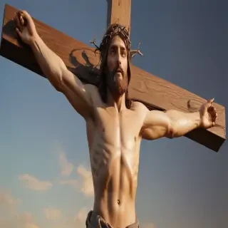 pictures of jesus on a cross