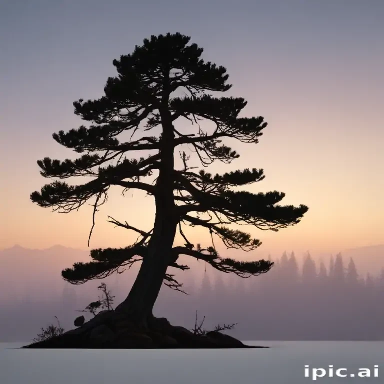 pine tree silhouette png