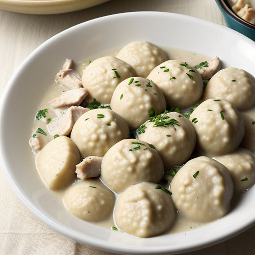 sides with chicken and dumplings