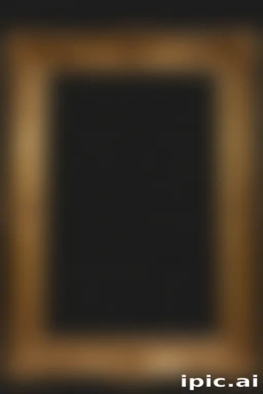 rectangle golden frame png
