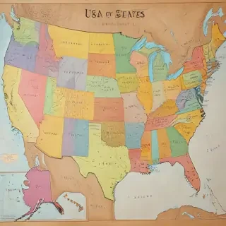 map of the usa states