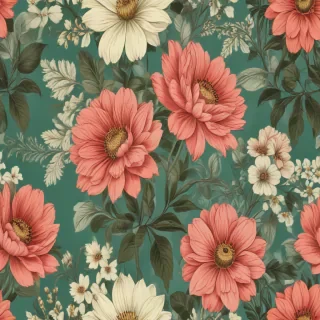vintage flower illustration