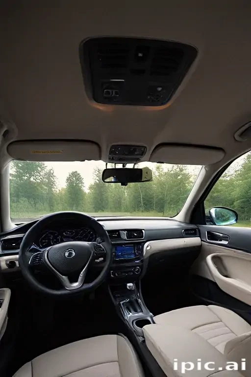 inside car background
