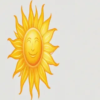 sun clipart transparent