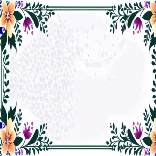 floral page borders