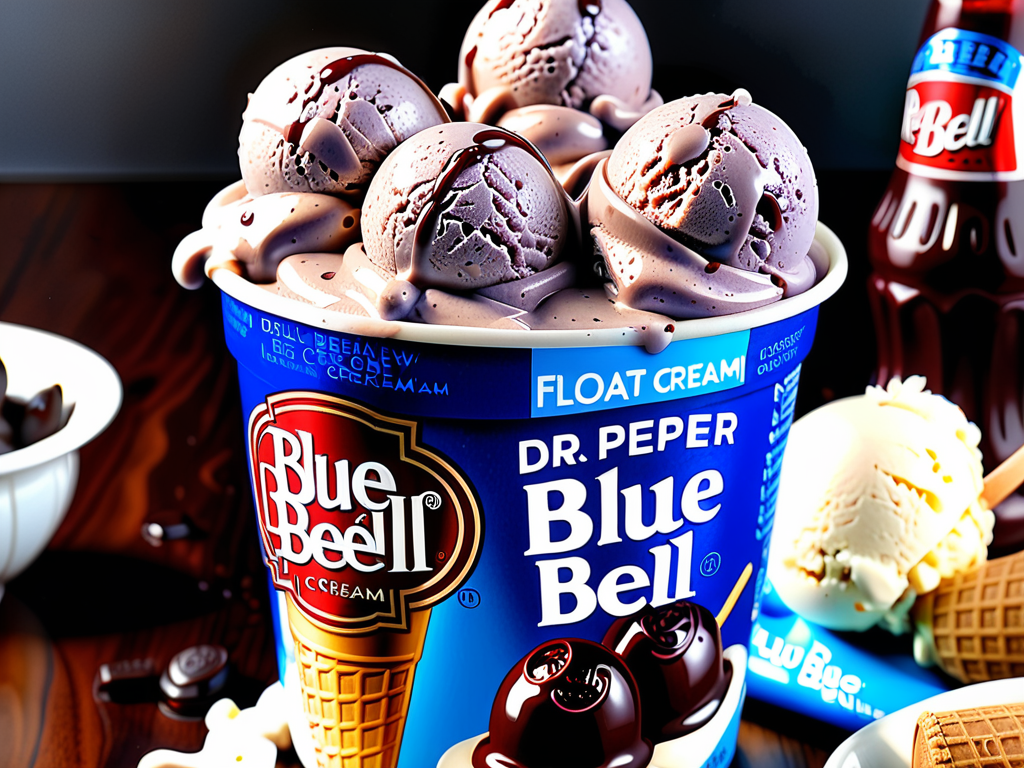 blue bell dr pepper float ice cream