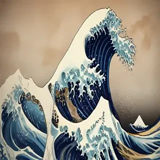 the great wave wallpaper