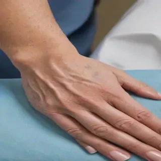hospital patient hand pic
