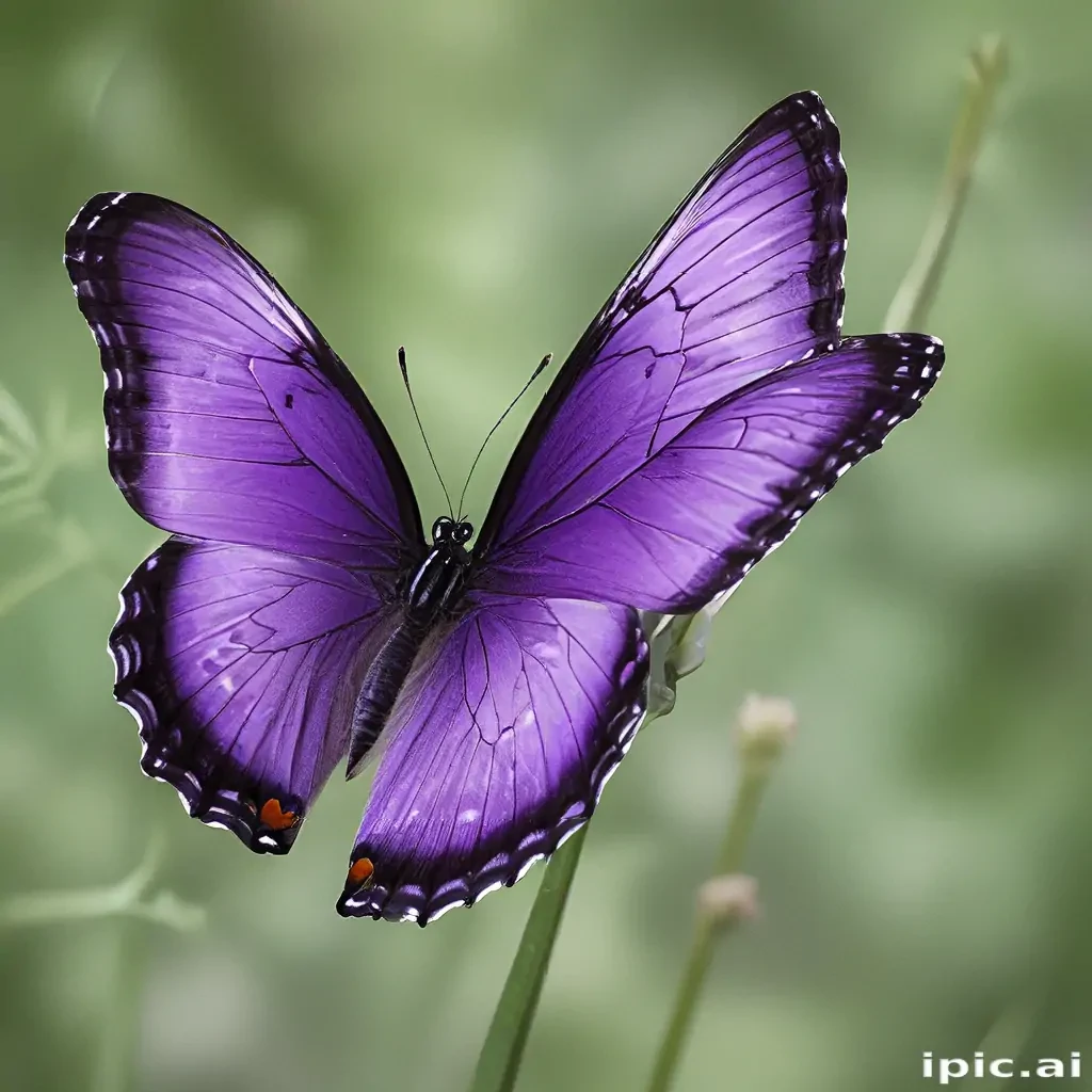 purple butterflies