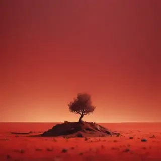 red bg plain